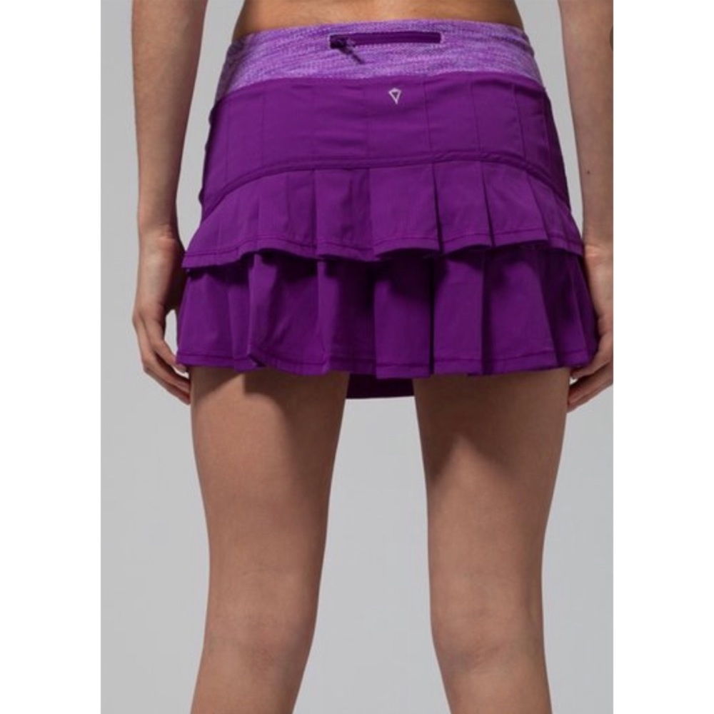 Ivivva Girls Set The Pace Skort Skirt Tender Violet Size 10